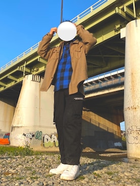 「rag & bone（ラグアンドボーン）のアイテム（トップス）」を使った、スズムラさん（メンズ・170cm）の春コーディネート