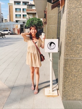 「PULL&BEAR（プルアンドベア）のアイテム（チュニック）」を使った、Cindy Chen 🌼さん（レディース・156cm）の冬コーディネート
