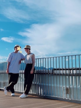 「ivory court（アイボリーコート）のアイテム」を使った、Hiyoriさん（レディース・163cm）の夏コーディネート