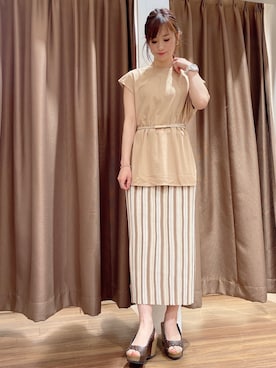 ERIKAさん（レディース・161cm）の夏コーディネート