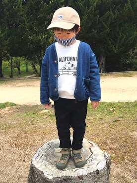 namnahoさん（キッズ・110cm）の春コーディネート