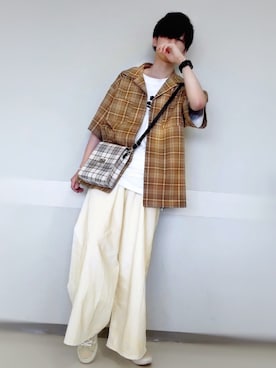 フォロワー1000まで投稿者相互さん(メンズ・168cm)の夏コーディネート