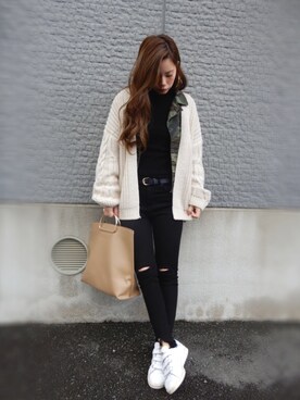 CANAさん（レディース・162cm）の冬コーディネート