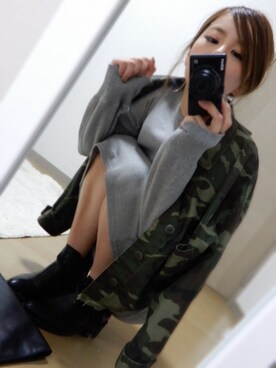 CANAさん(レディース・162cm)の冬コーディネート