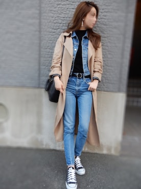 CANAさん（レディース・162cm）の春コーディネート