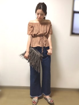 CANAさん（レディース・162cm）の夏コーディネート