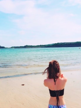 「SUNBABIES（サンベイビーズ）のアイテム」を使った、CANAさん（レディース・162cm）の夏コーディネート