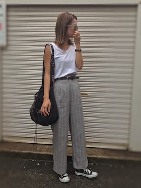 CANAさん(レディース・162cm)の夏コーディネート