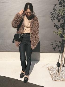 CANAさん（レディース・162cm）の冬コーディネート