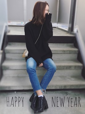 CANAさん（レディース・162cm）の冬コーディネート