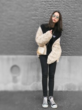 CANAさん（レディース・162cm）の冬コーディネート