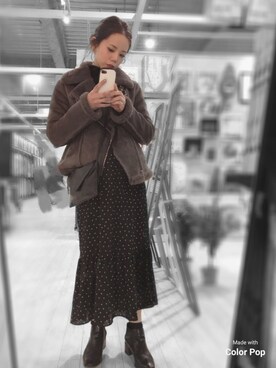 CANAさん（レディース・162cm）の冬コーディネート