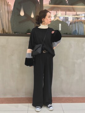 CANAさん（レディース・162cm）の冬コーディネート