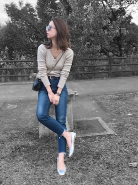 CANAさん（レディース・162cm）の冬コーディネート