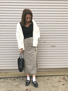 CANAさん（レディース・162cm）の冬コーディネート