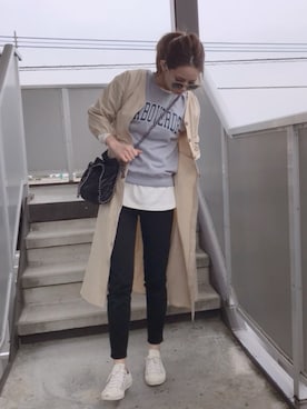 CANAさん（レディース・162cm）の春コーディネート