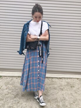 CANAさん（レディース・162cm）の春コーディネート