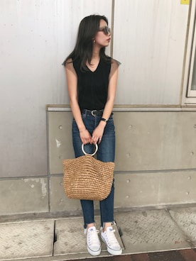 CANAさん（レディース・162cm）の夏コーディネート