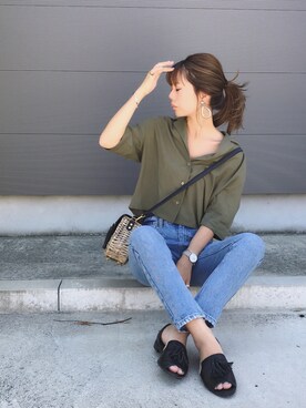 CANAさん（レディース・162cm）の夏コーディネート