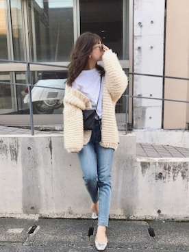 「holiday」｜「アイテム（アクセサリー）」を使った、CANAさん（レディース・162cm）の秋コーディネート