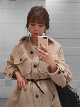 「mint jam（ミントジャム）のアイテム」を使った、CANAさん（レディース・162cm）の秋コーディネート