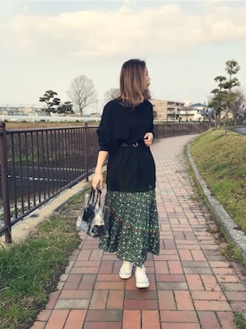 CANAさん（レディース・162cm）の春コーディネート