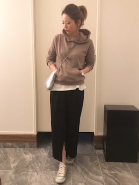 「holiday」｜「アイテム（アナログ腕時計）」を使った、CANAさん（レディース・162cm）の春コーディネート