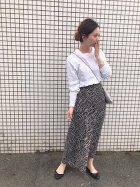 「mint jam（ミントジャム）のアイテム」を使った、CANAさん（レディース・162cm）の春コーディネート