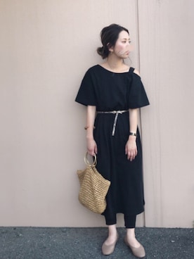 「GRL（グレイル）のアイテム（ピアス（両耳用））」を使った、CANAさん（レディース・162cm）の春コーディネート