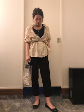 「GRL（グレイル）のアイテム（ピアス（両耳用））」を使った、CANAさん（レディース・162cm）の春コーディネート