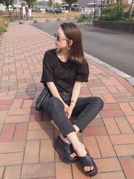 CANAさん（レディース・162cm）の夏コーディネート