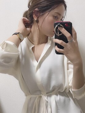 「ゴールディ」｜CANAさん（レディース・162cm）の夏コーディネート