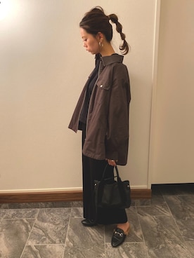 「STYLEDOOR（スタイルドア）のアイテム」を使った、CANAさん（レディース・162cm）の秋コーディネート