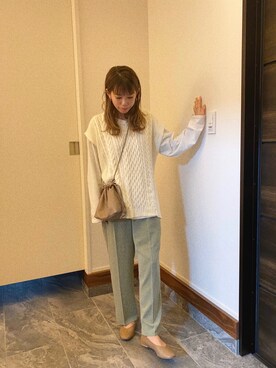 「LIAN」｜CANAさん（レディース・162cm）の冬コーディネート