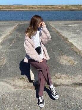 「LIAN」｜CANAさん（レディース・162cm）の冬コーディネート