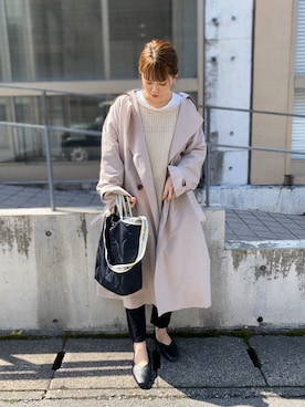 「グレイル」｜「アイテム（トレンチコート）」を使った、CANAさん（レディース・162cm）の春コーディネート