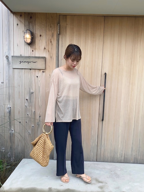 未使用 jollies ホワイト RENA Lサイズ カゴバック パールハンドル ブランド古着】かごバッグ（ホワイト/白色系）古着通販 - ZOZOUSED
