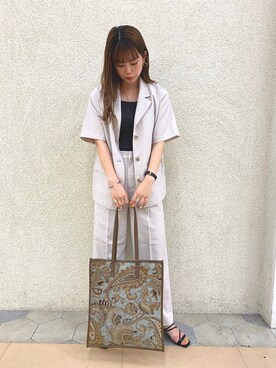 CANAさん（レディース・162cm）の夏コーディネート