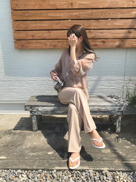 CANAさん（レディース・162cm）の夏コーディネート