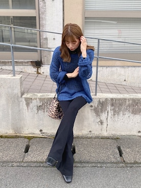 「VRIA CHARME（バリアシャルム）のアイテム」を使った、CANAさん（レディース・162cm）の冬コーディネート