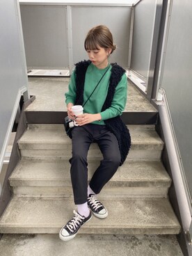 CANAさん（レディース・162cm）の冬コーディネート