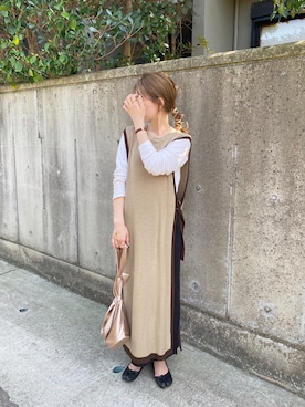 CANAさん（レディース・162cm）の春コーディネート