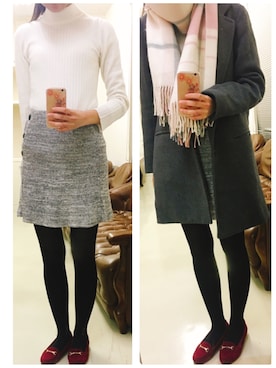 yui*さん（レディース・165cm）の冬コーディネート