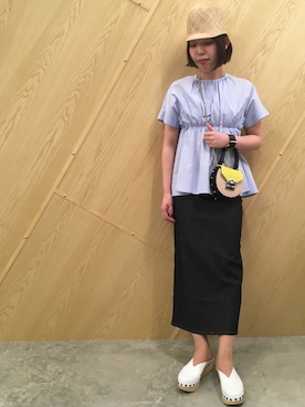 「SALAR（サラ）のアイテム」を使った、わたなべさん（レディース・163cm）の春コーディネート