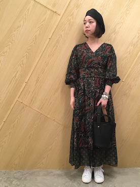 「MARY AL TERNA（メアリオルターナ）のアイテム」を使った、わたなべさん（レディース・163cm）の春コーディネート