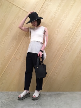 「RITO（リト）のアイテム」を使った、わたなべさん（レディース・163cm）の春コーディネート