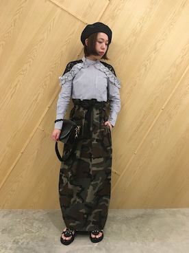 「self-portrait（セルフポートレート）のアイテム」を使った、わたなべさん（レディース・163cm）の春コーディネート