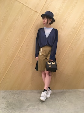 「sacai」｜わたなべさん（レディース・163cm）の春コーディネート