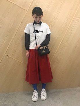 「TOGA PULLA（トーガ　プルラ）のアイテム（ジャケット/アウター）」を使った、わたなべさん（レディース・163cm）の夏コーディネート