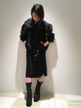 「sacai」｜わたなべさん（レディース・163cm）の夏コーディネート